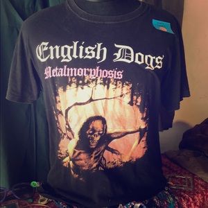 Shirts - Punk English Dogs Tour T Shirt Shirts - Punk English Dogs Tour T Shirt